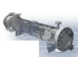 Теплообменник кожухотрубный Funke SSCF 603-1 ход корп.1.4571 труб 1.4571 d.9,5 мм перег.1.4571 трубн