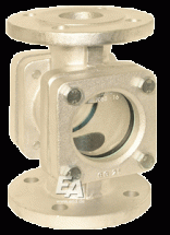 Смотровое стекло Schauglas DN25, GG25, PN16, Deckelscheibe: Natronkalkglas DIN8902