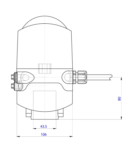 Управляющая головка для прямоточных гигиенических клапанов (196420)