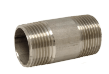 Сгон Rohrdoppelnippel 1&amp;quot; (DIN2999) x 60mm, Edelstahl 1.4408