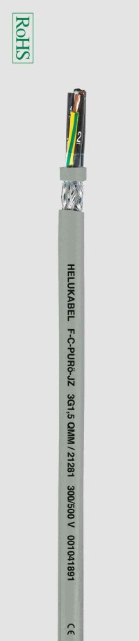 Гибкие кабели управления HELUKABEL PUR- F-C-PURo-JZ