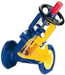 Балансировочный клапан 443A-040-C-71 PN16, материал корпуса-серый чугун Тмакс=+300оC фланцев