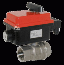 Кран шаровый-SK, DN25, с приводом-RT20-007 PVC/PTFE-EPDM, 230V 50Hz, время. сраб. 7сек