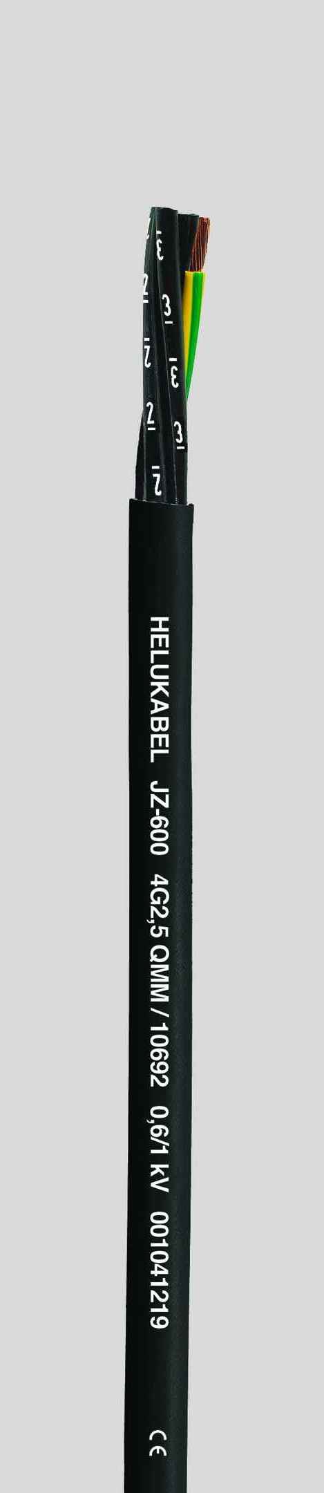 Гибкие кабели управления HELUKABEL JZ-600