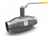 Кран шаровой п/проходн. LD КШЦП.25.02 ПП PN25, Ст20/Нерж. ст 1.4308/PTFE, сварка/сварка (DN100 PN25 КШ.Ц.П.100.025.02 полн.)