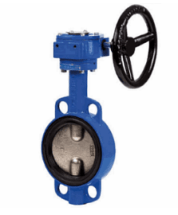 Затвор дисковый межфланцевый Genebre 2109, GG20 / CF8M / EPDM, Тмакс +120°C редуктор (PN 10, DN 500, 2109 28 500)