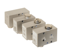 Namur-Drosselplatte, 3/2-Wege, 40x75x30, Drosselfunktion beidseitig