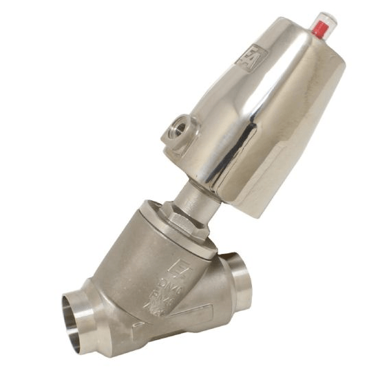 Пневмоклапан, DN32, SK63-Ms., нерж. сталь/PTFE DN32, PG01