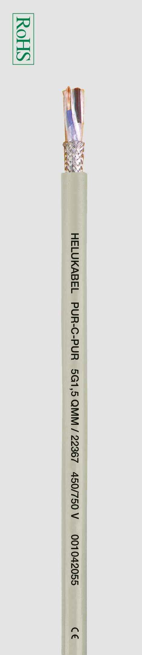 Гибкие кабели управления HELUKABEL PUR- PUR-C-PUR