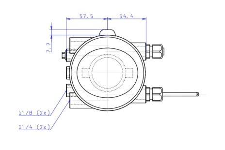 Управляющая головка для прямоточных гигиенических клапанов (196432)