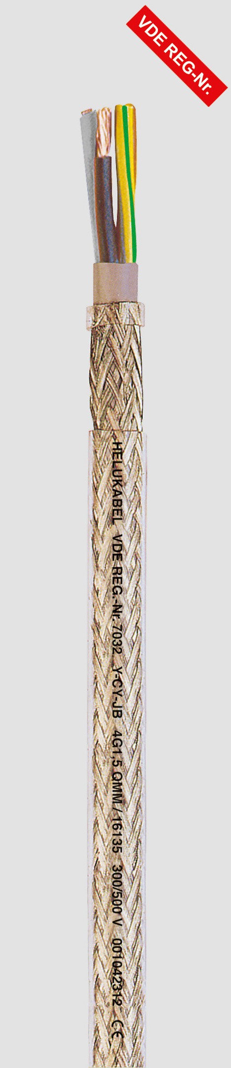 Гибкие кабели управления HELUKABEL Y-CY-JB