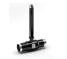 Кран шаровой п/проходн. КШЦП.40.02 ПП Н= PN40, Ст20/1.4308/PTFE, сварка/сварка, с удл. штока (DN50 PN40 КШЦП.050.040.02 пп Н =1150мм)