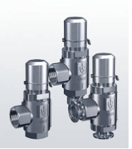 Перепускной регулирующий угл. клапан, PN30 нерж.сталь/NBR, Тмакс=+130оС dP=12-30bar (DN32 418-tGFO-32-f/f-32/32-PTFE 30bar)