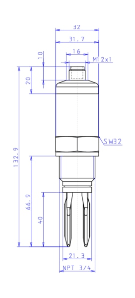 Вибрационный сигнализатор предельного уровня (557154)