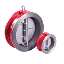 Клапан обратный двустворчатый Rushwork межфланцевый 400-16 PN16, GG25 / CF8M / EPDM, Тмакс=+110°C