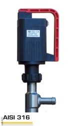 Бочковой электрический насос TR A-EL, AISI 316, L. 1200 MM, 500 W