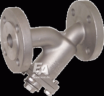 Фильтр Schmutzfänger DN25 Flansch, PN16, Ed 1.4408, Sieb 1.4301, Feinsieb 0.25mm, Baulänge EN558-1