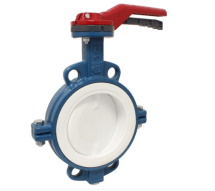 Затвор дисковый Absperrklappe DN100, PN16, Baulänge EN558-20, GGG/PTFE/Edelstahl-PTFE-beschichtet