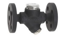 Конденсатоотводчик термодинамический DN25 DT46 PN40, с бим.воздухоотв., термоизол. кр. и встр.фильтр. ф/ф угл. ст.