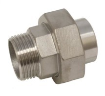 Соединение Kupplungsstück 3/4&amp;quot; (DIN2999) innen/ außen, Edelstahl 1.4408 (flachdichtend mit PTFE-Ring)