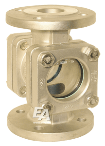 Смотровое стекло DN32, нерж. сталь 1.4408, PN16 Крышка шайба: стекло DIN8902