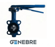 Затвор дисковый поворотный GENEBRE 2109 11 DN080 PN16, корпус - GJL-200 (GG20), диск - AISI316 (CF8M), уплотнение - EPDM, М/Ф, рукоятка, шток 11мм