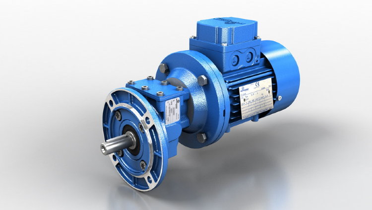 HA52 Цилиндрический мотор-редуктор Motovario HA52-61,87-0,55/1400 i=61,87 n2=22,6 M2=223 sf=1,3 
