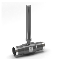 Кран шаровой с/проходн.  LD КШЦП.16.02 СП Н = PN16, Ст20/Нерж. сталь 1.4308/PTFE, сварка/сварка, удл.штока (DN600 PN16 КШЦП 600.016.П/П.02 Н=3500мм)