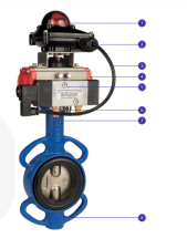 Комплект сигнализаторов конечных положений PLESK Р9300-0-0-02 (для установки на редукторы) до 250V 3А, IP65