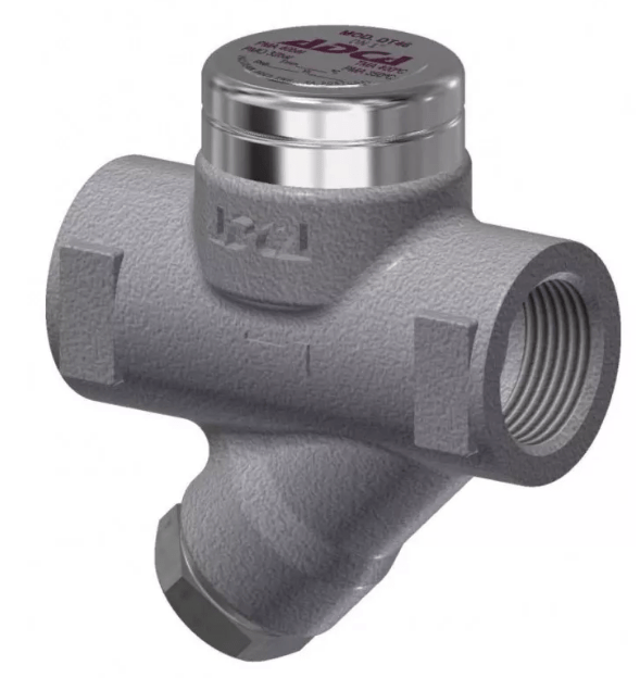 Конденсатоотводчик термодинамический DT46-015-40 DN1/2&quot; 015 PN40 cталь, с бим. возд., т.кр. в.ф. резьбовой