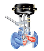 Клапан шламовый 35.415 ARI-STEVI BBD  PN40, 1.0619+N с пневмоприводом фланцевый (DN25)
