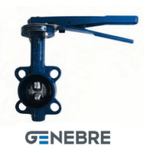 Затвор дисковый поворотный GENEBRE 2109B 10 DN065 PN16, корпус - GJL-200 (GG20), диск - AISI316 (CF8M), уплотнение - NBR, М/Ф, рукоятка, шток 11мм
