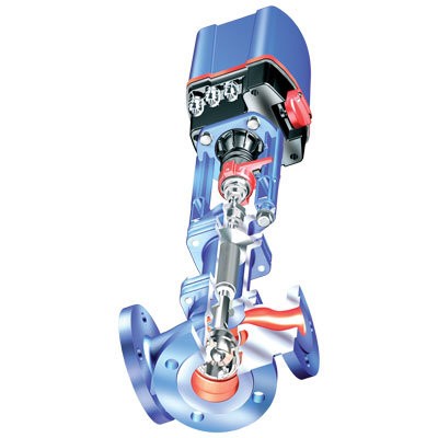 Клапан регулирующий 35.450 ARI-STEVI® Smart  3-ход. с эл/прив. PREMIO PN40 1.0619+N Тмакс=+450оС фланец