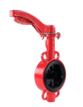 Затвор дисковый поворотный РАШВОРК 200-065-16, DN065, PN16, GG25 / GGG40 / EPDM, М/Ф, рукоятка, квадрат 11х11