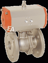 Кран шаровый-ZP, DN100, с приводом NE19 Ed.1.4408/PTFE-FKM, 24V DC, время. сраб. 20s