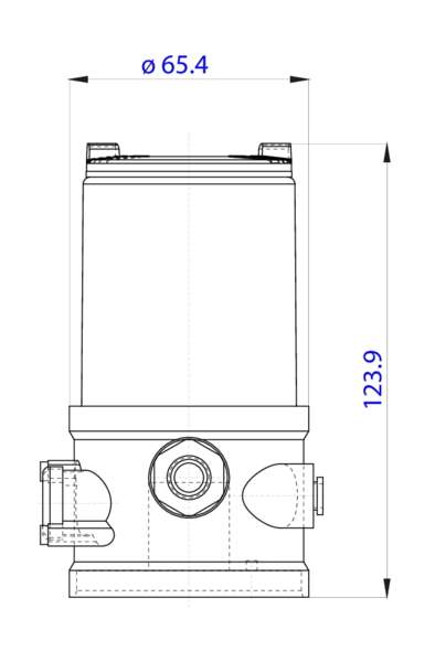 Управляющая головка для децентрализованной автоматизации прямоточных клапанов ELEMENT (227441)