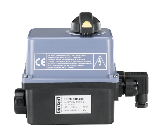 Вращающий электропривод для отсечных (вкл/выкл) и регулирующих клапанов (225192)