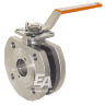 Кран шаровый-ZK, DN80, с приводом-EE, EW125 Ed./PTFE-FKM, рукоятка, с возвратной пружиной