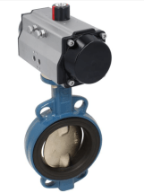 Затвор дисковый Absperrklappe-TA, DN80, mit Antrieb-OD, DW65, GGG/Edelstahl/NBR, doppeltwirkend