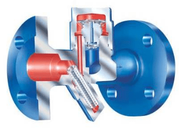 Конденсатоотводчик мембранно-капсульный 45.612.1ARI-CONA-M  PN40, 1.0460, Тмакс=+450oC, фланцевое