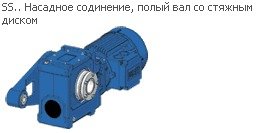 Цилиндро-червячный мотор-редуктор SUA 506B 3A 80-04E-TH-TF-BR5; i=172.25