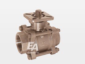 ZA310024 Кран шаровый-ZA, 3/4&quot;, PN64, 1.4408/PTFE-FKM, вн.резьба, ISO 5211, DIN3202-M3