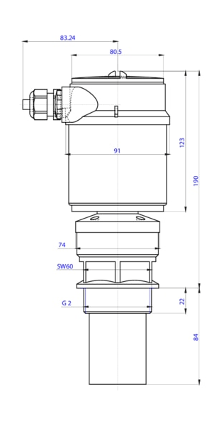 Ультразвуковой уровнемер (558224)