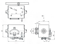 Каретка GP4-30A с направляющими роликами