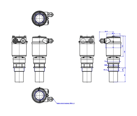 Ультразвуковой уровнемер (558225)