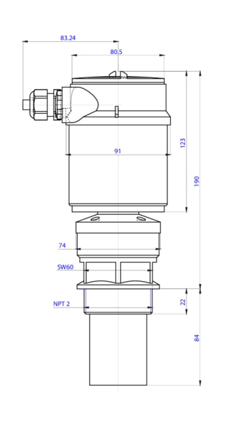 Ультразвуковой уровнемер (558225)