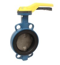 Затвор дисковый DN400, PN16, DVGW/G, Baul. EN558-20 GGG/NBR/нерж. сталь, с ред. и рукояткой