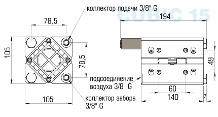 Насос CUBIC 15 PP ICU15P-NTAAT--