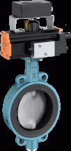 Затвор поворотный дисковый Z011-AS-EB-SYS PN3 Alluminiumalloy EN AC-46000/1.4408/Hypalon с EB пневмоприв. одностор. (DN50 Z011-AS-50-EB05.1.SYS)