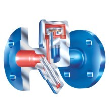 Конденсатоотводчик термодинамический 45.641.1 ARI-Cona-TD  PN40, ков. сталь Тмакс=+450oC, сетч. фильтр, фланцевое